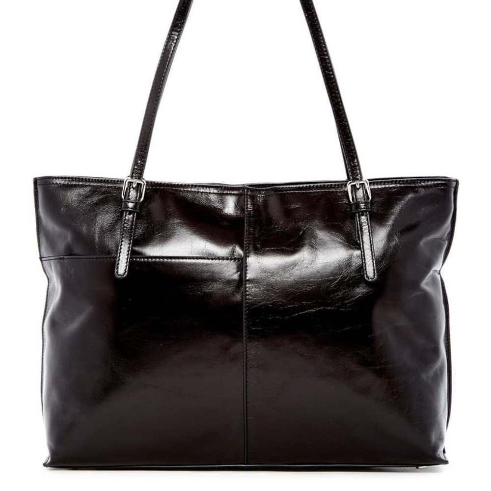 Hobo Annalisa Leather Tote Bag Black